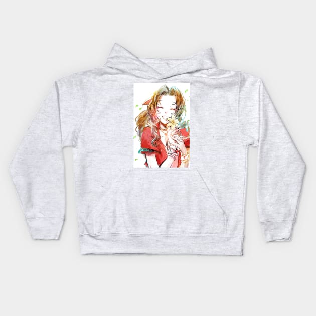 Fantasy Flower Peddler Kids Hoodie by SkyfrNight